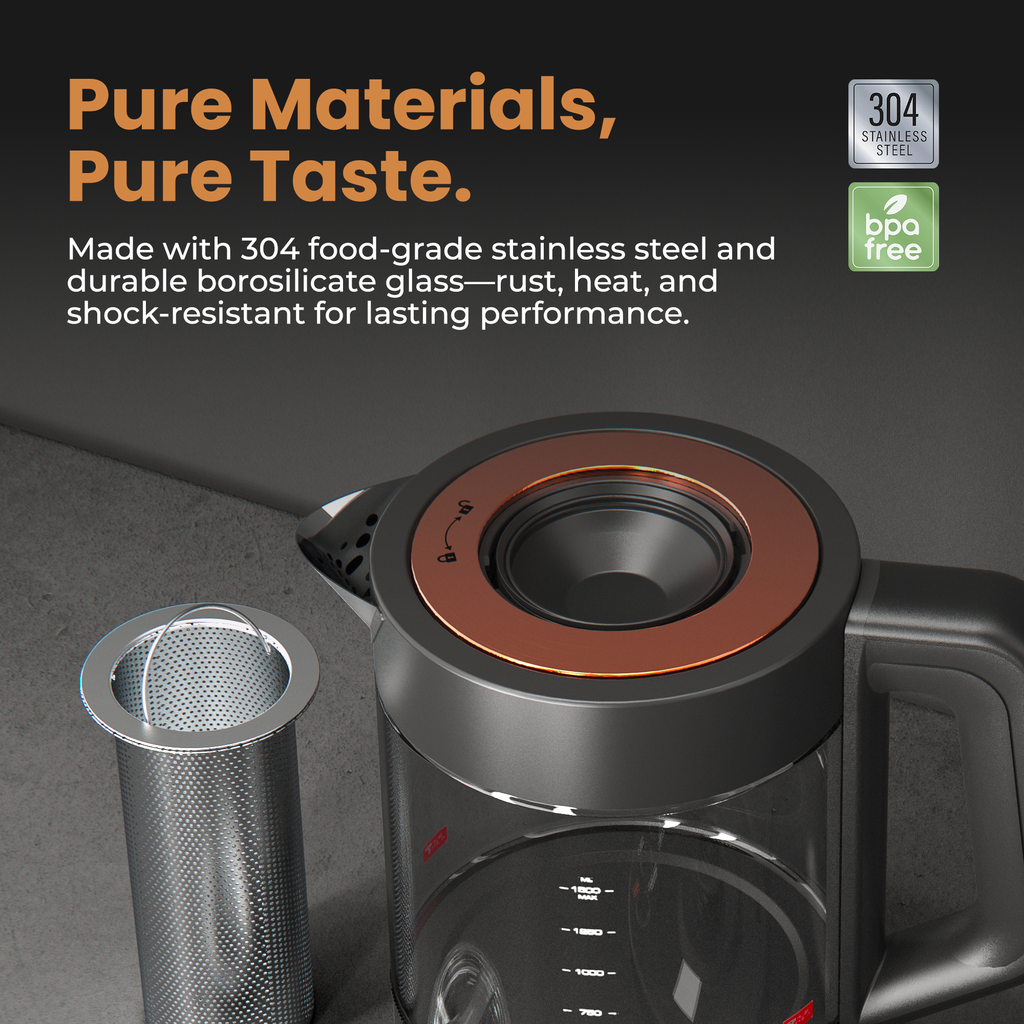 Automatic Digital Tea Maker with Infuser