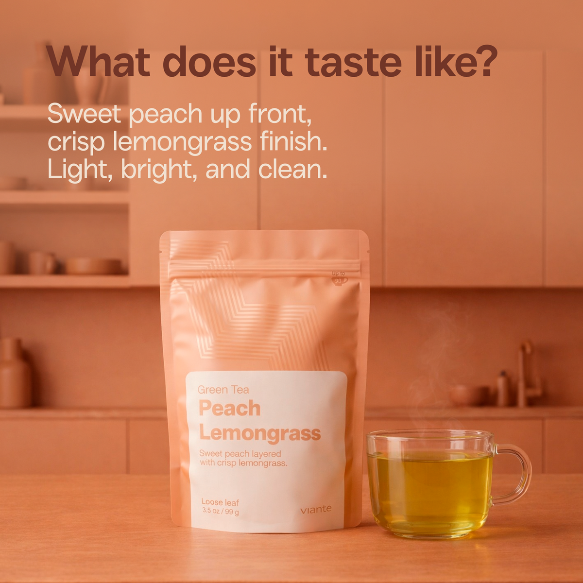 Peach Lemongrass - Green Tea
