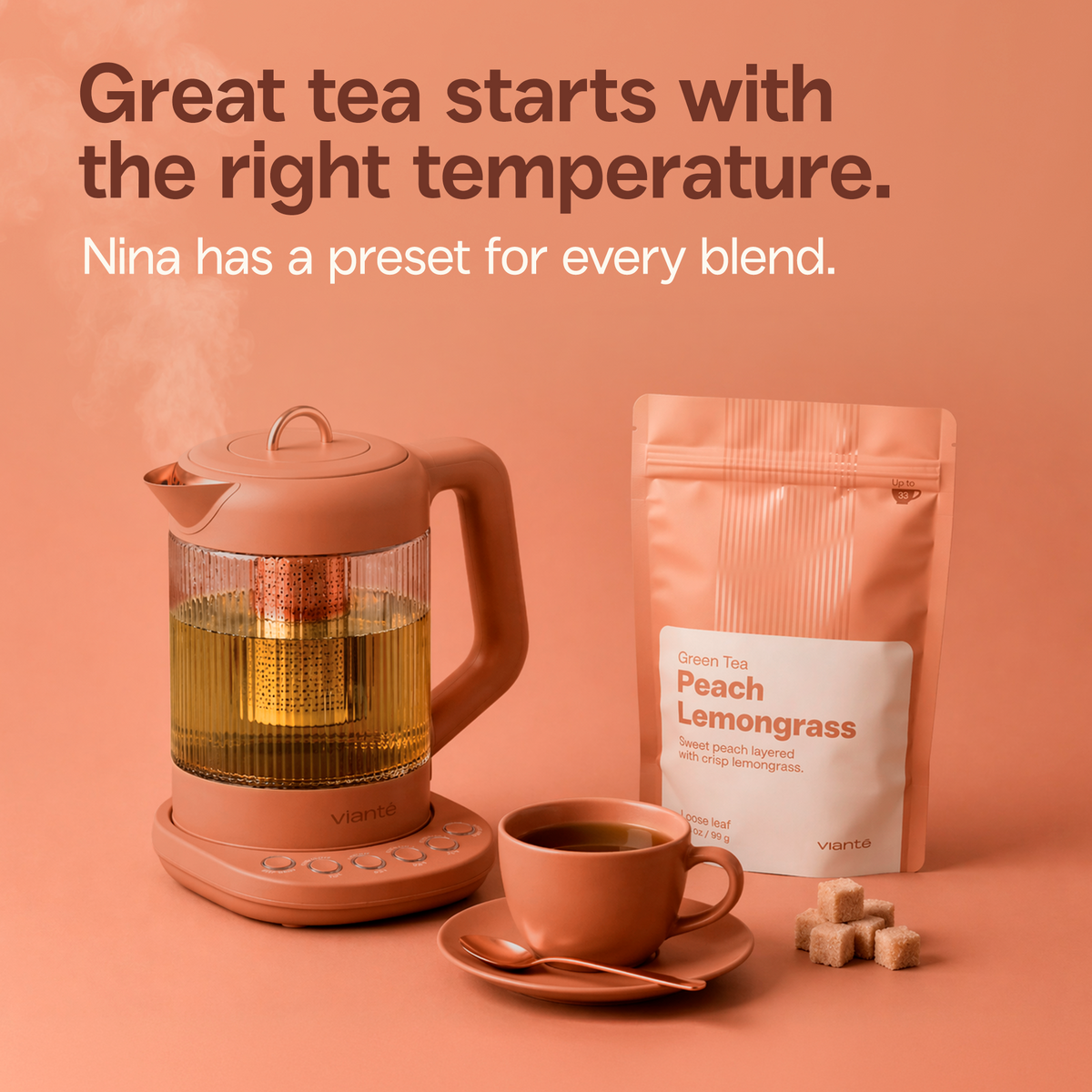 Peach Lemongrass - Green Tea