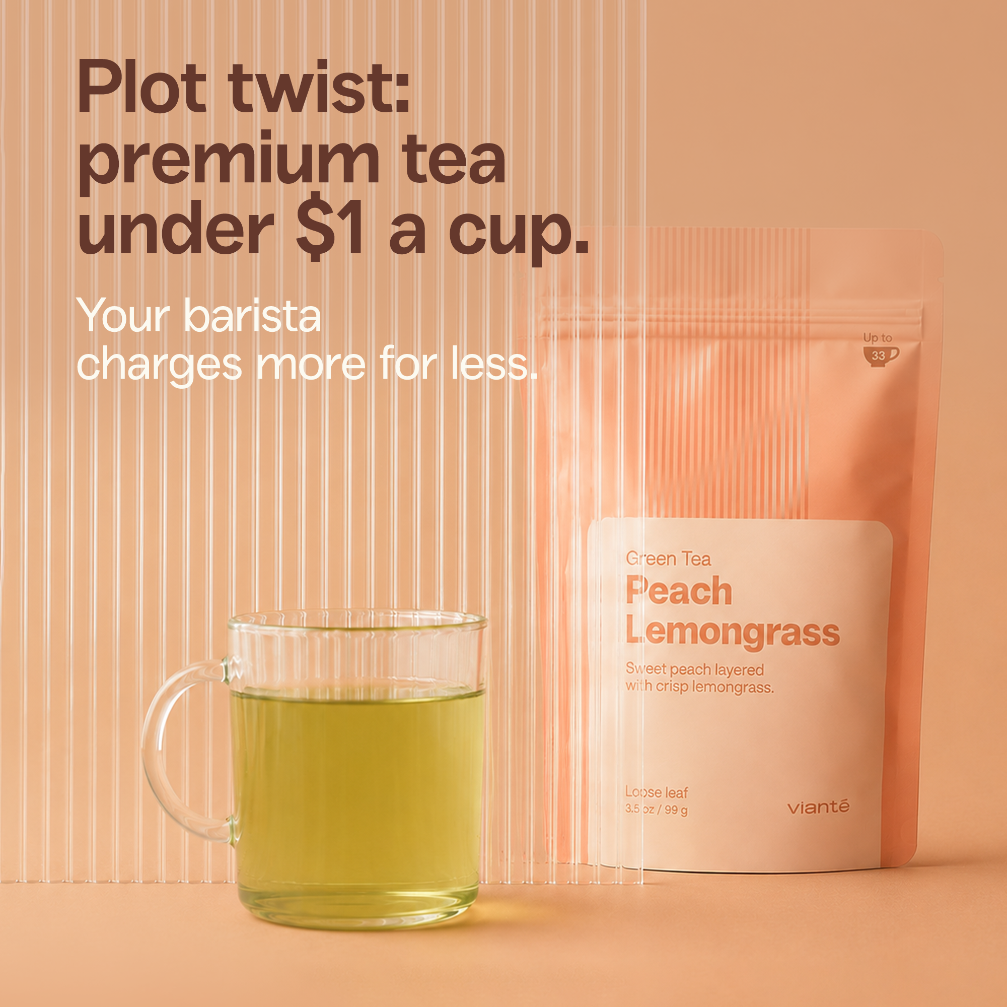 PeachLemongrass - Loose Leaf Tea